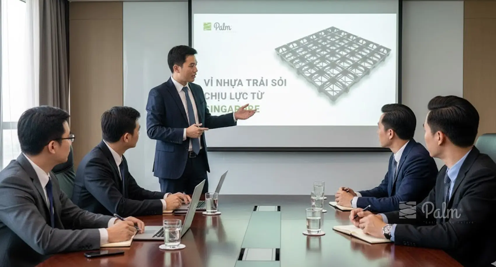 Vỉ nhựa trải sỏi bãi đậu xe | Tất tần tật về lợi ích, ứng dụng và cách lắp đặt